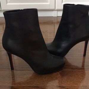 Louboutin black leather boots BELLE- size 37